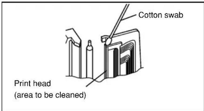 BROTHER P-Touch PT-2420PC - Cleaning the print head and roller - 3