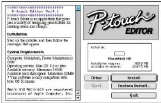 BROTHER P-Touch PT-2420PC - Instalación del P-touch Editor Ver. 3.1 - 3