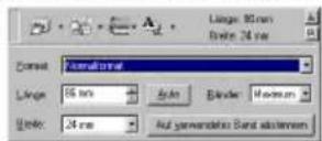 BROTHER P-Touch PT-2420PC - Etikettengröbe festlegen - 1