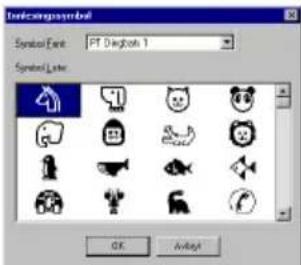 BROTHER P-Touch PT-2420PC - Legge til et symbol - 1