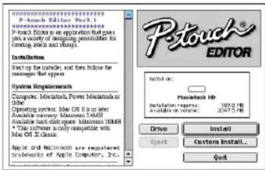 BROTHER P-Touch PT-2420PC - Installing P-touch Editor Ver. 3.1 - 3