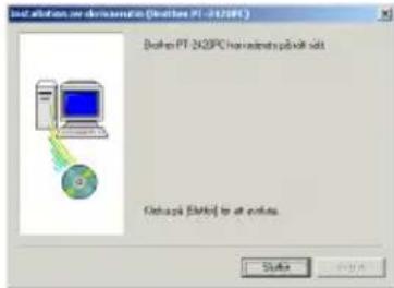 BROTHER P-Touch PT-2420PC - När Radera Brother PT-2420PC har valts: - 2