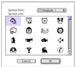 BROTHER P-Touch PT-2420PC - Einfugen/Ändern eines Symbols - 1