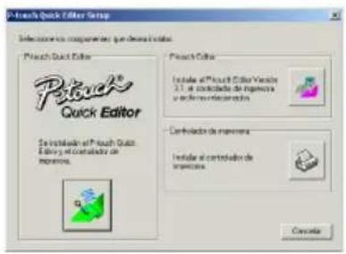 BROTHER P-Touch PT-2420PC - Instalación del P-touch Editor Ver. 3.1 - 2