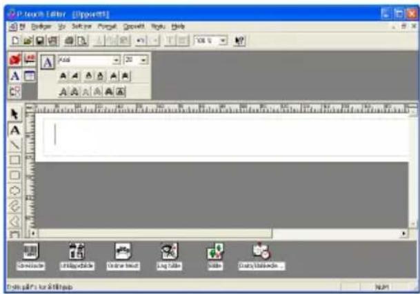 BROTHER P-Touch PT-2420PC - Opprette et nytt oppsett - 1