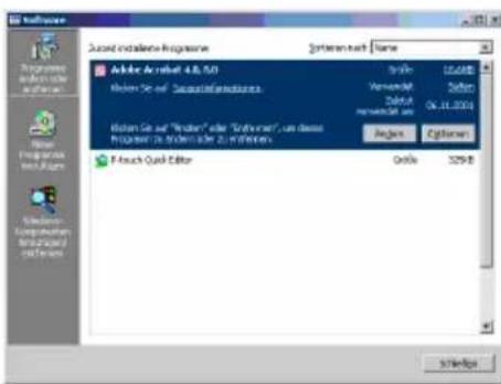 BROTHER P-Touch PT-2420PC - Programme und des Druckertreiber deinstallieren - 1