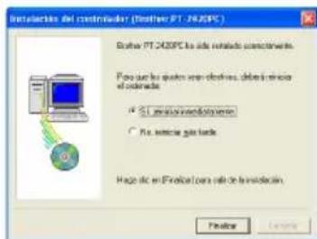 BROTHER P-Touch PT-2420PC - Si se seleccióno "Reemplazar con el nuevo Brother PT-2420PC" o "Agregar Brother PT-2420PC": - 6