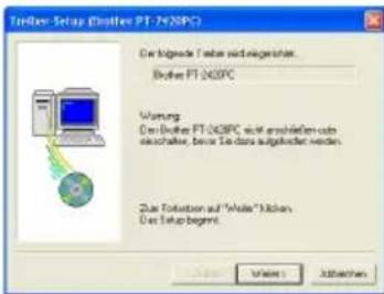 BROTHER P-Touch PT-2420PC - Mit Windows XP: - 1