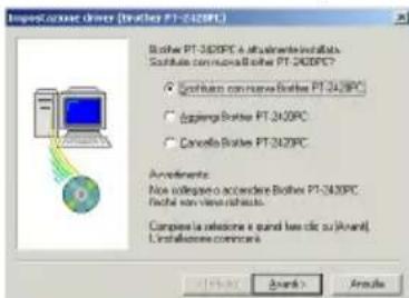 BROTHER P-Touch PT-2420PC - Sostituzione, cancellazione o aggiunta di un'alto driver di stampa - 3