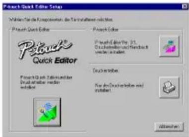 BROTHER P-Touch PT-2420PC - P-touch Editor Ver. 3.1 installieren - 2