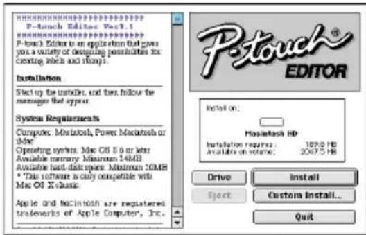 BROTHER P-Touch PT-2420PC - Färe installation - 8