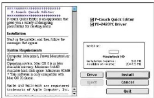 BROTHER P-Touch PT-2420PC - P-touch Quick Editor installieren - 3