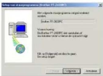 BROTHER P-Touch PT-2420PC - Installeren van de P-touch Quick Editor - 10