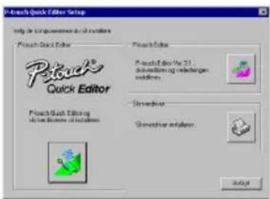 BROTHER P-Touch PT-2420PC - Installere P-touch Editor Ver. 3.1 - 1