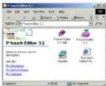BROTHER P-Touch PT-2420PC - On an IBM PC-compatible computer: - 1