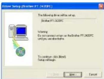 BROTHER P-Touch PT-2420PC - With Windows XP: - 1