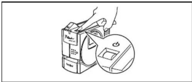 BROTHER P-Touch PT-2420PC - Printing a label - 2