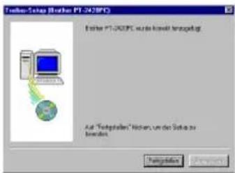 BROTHER P-Touch PT-2420PC - Druckertreiber installieren - 2