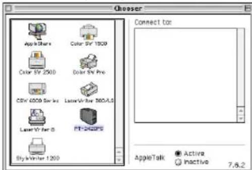 BROTHER P-Touch PT-2420PC - Selecteren van de printerdriver - 1
