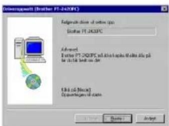 BROTHER P-Touch PT-2420PC - Førinstallering - 3