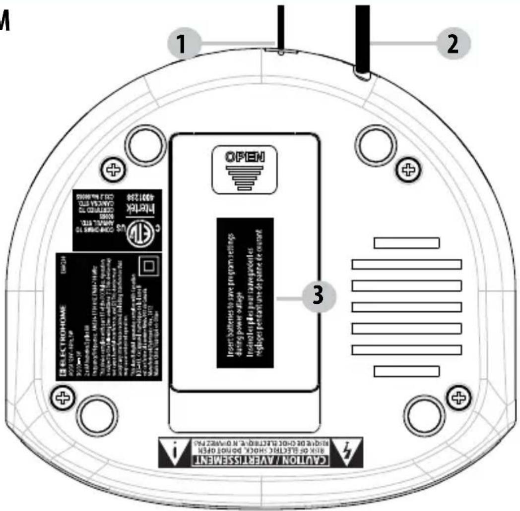 Diagram of a mobile device interface with labeled components and UI elements, showing various screen states and status indicators.