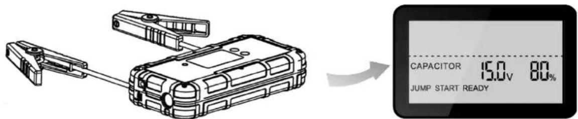 Pro-User SC800A - PREPARING THE JUMP STARTER - CHARGING THE SUPERCAPACITOR - 4