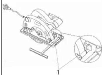 Alpha Tools BHS 1300 - Adjustment of the cutting depth - 1