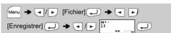 BROTHER P-Touch PT-H101 - Enregistrement de fichiers d'étiquettes - 2