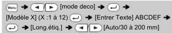 BROTHER P-Touch PT-H108 - MODE DECO - 2