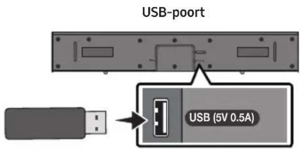 USB-poort USB (5V 0.5A)