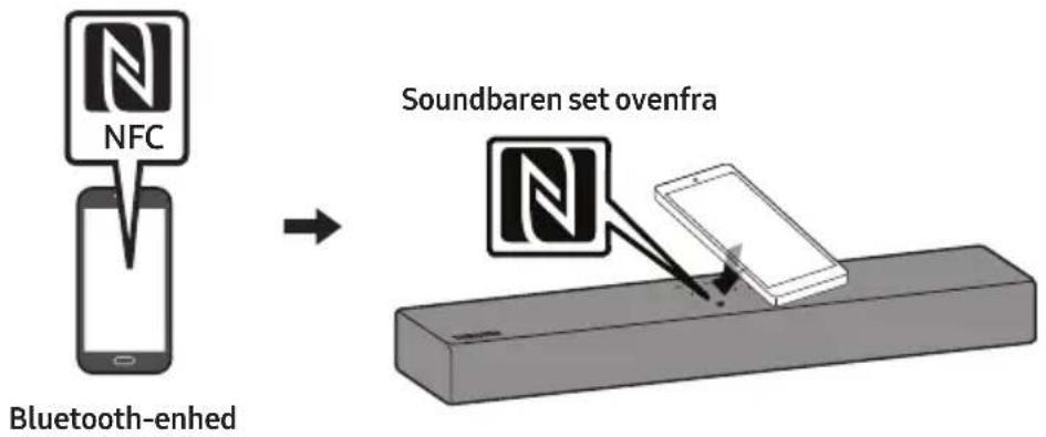 SAMSUNG HW-C410 - Tilslutning af en Soundbar til en mobilenhed via NFC-funktionen - 1