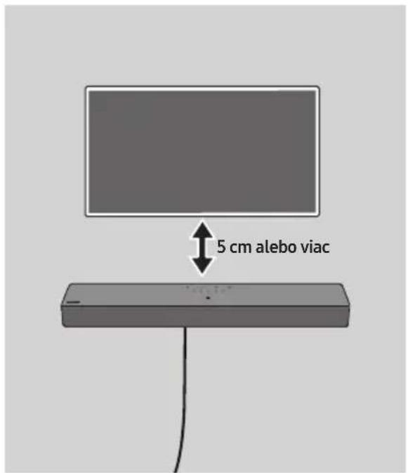 5 cm alebo viac