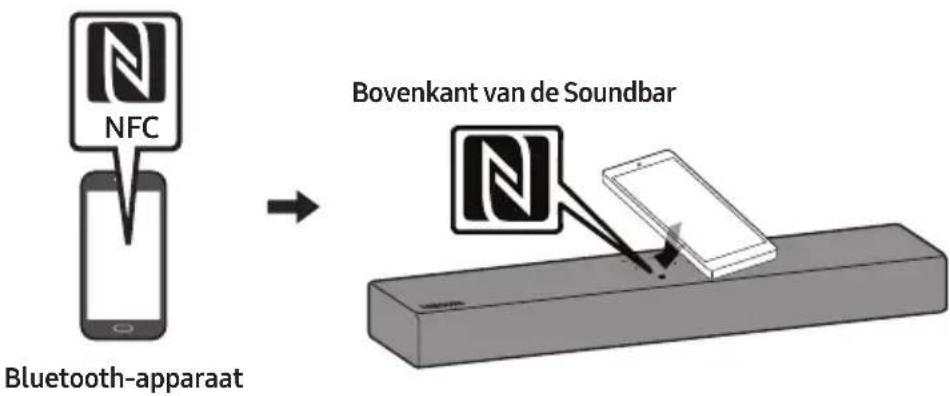 SAMSUNG HW-C410 - Een Soundbar verbinden met een mobiel apparaat via de NFC-functie - 1