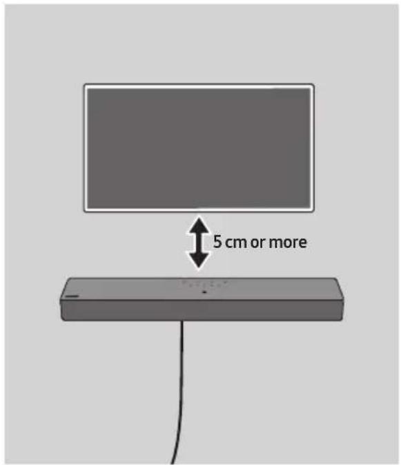 5 cm or more