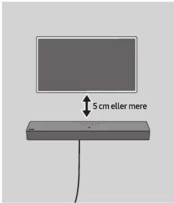 5 cm eller mere