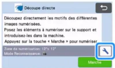 BROTHER SDX325 - Sélectionnez le mode de numérisation en fonction du matériau à numériser. - 1