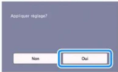 BROTHER SDX325 - Lorsque le message ci-dessous s'affiche, appuyez sur la touche « Oui ». - 1