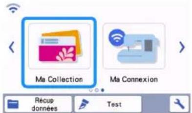 BROTHER SDX325 - Sélectionnez « Ma Collection ». - 1