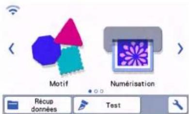 BROTHER SDX325 - Sélectionnez un motif. - 1