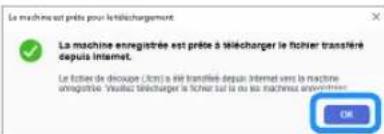 BROTHER SDX325 - Cliquez sur [Transférer le fichier FCM via Internet]. - 2
