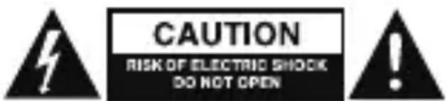 CAUTION RISK OF ELECTRIC SHOCK DO NOT OPEN