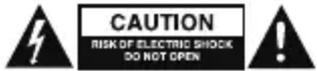 CAUTION RISK OF ELECTRIC SHOCK DO NOT OPEN
