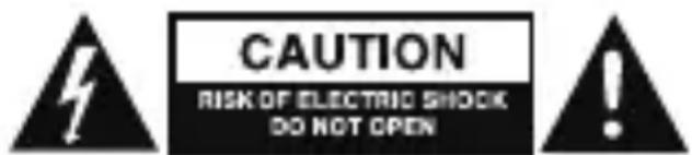 CAUTION RISK OF ELECTRIC SHOCK DO NOT OPEN