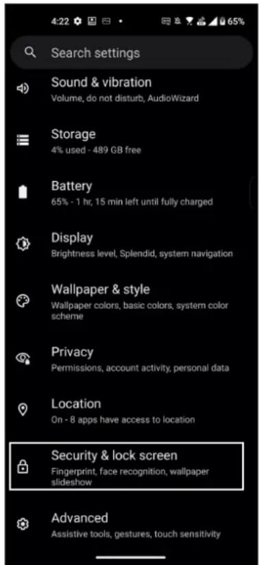 ASUS Zenfone 10 - Configurer le déverrouillage par reconnaissance faciale à partir du menu des paramètres - 2