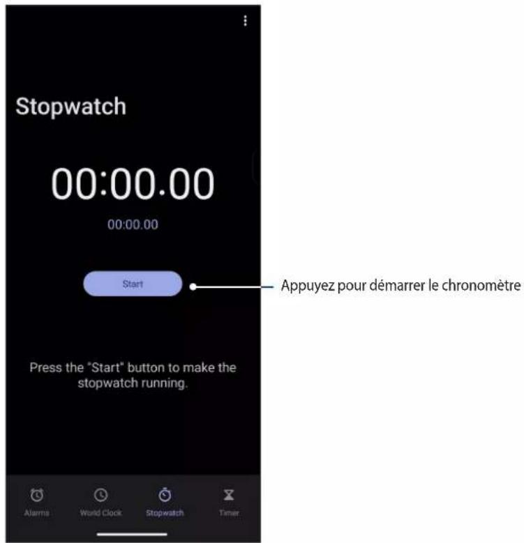 ASUS Zenfone 10 - Chronomètre - 1