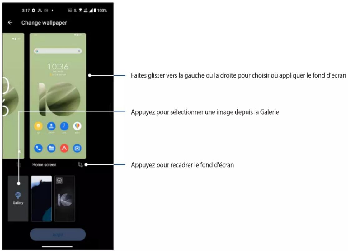 ASUS Zenfone 10 - Appliqueur un fond d'écran - 1