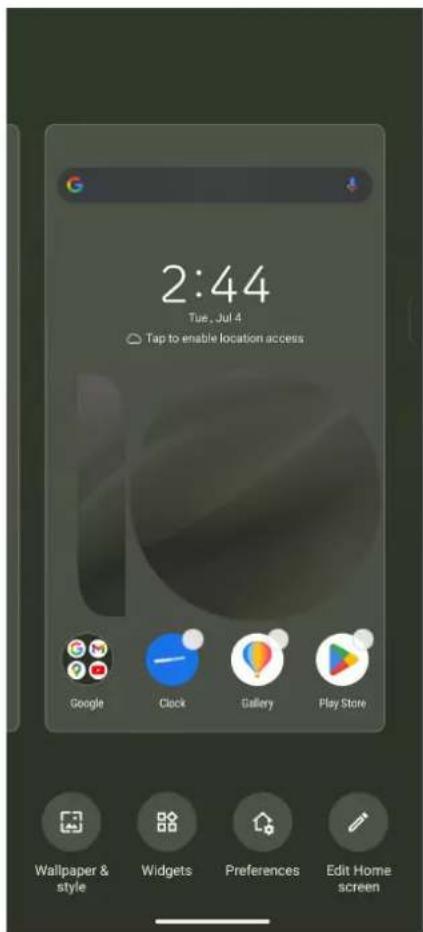 ASUS Zenfone 10 - Personnaliser l'écran d'accueil - 1