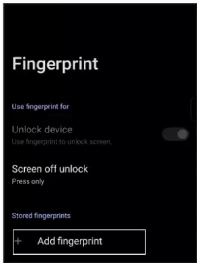 ASUS Zenfone 10 - Configurer votre empreinte digitale à partir du menu des paramétres - 3
