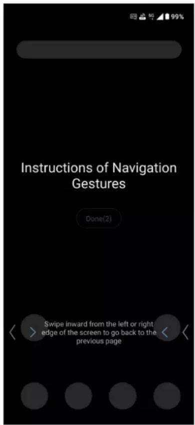 ASUS Zenfone 10 - Instructions des gestes de navigation - 1