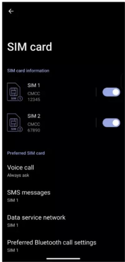 ASUS Zenfone 10 - Fonctionnalités multi SIM - 1